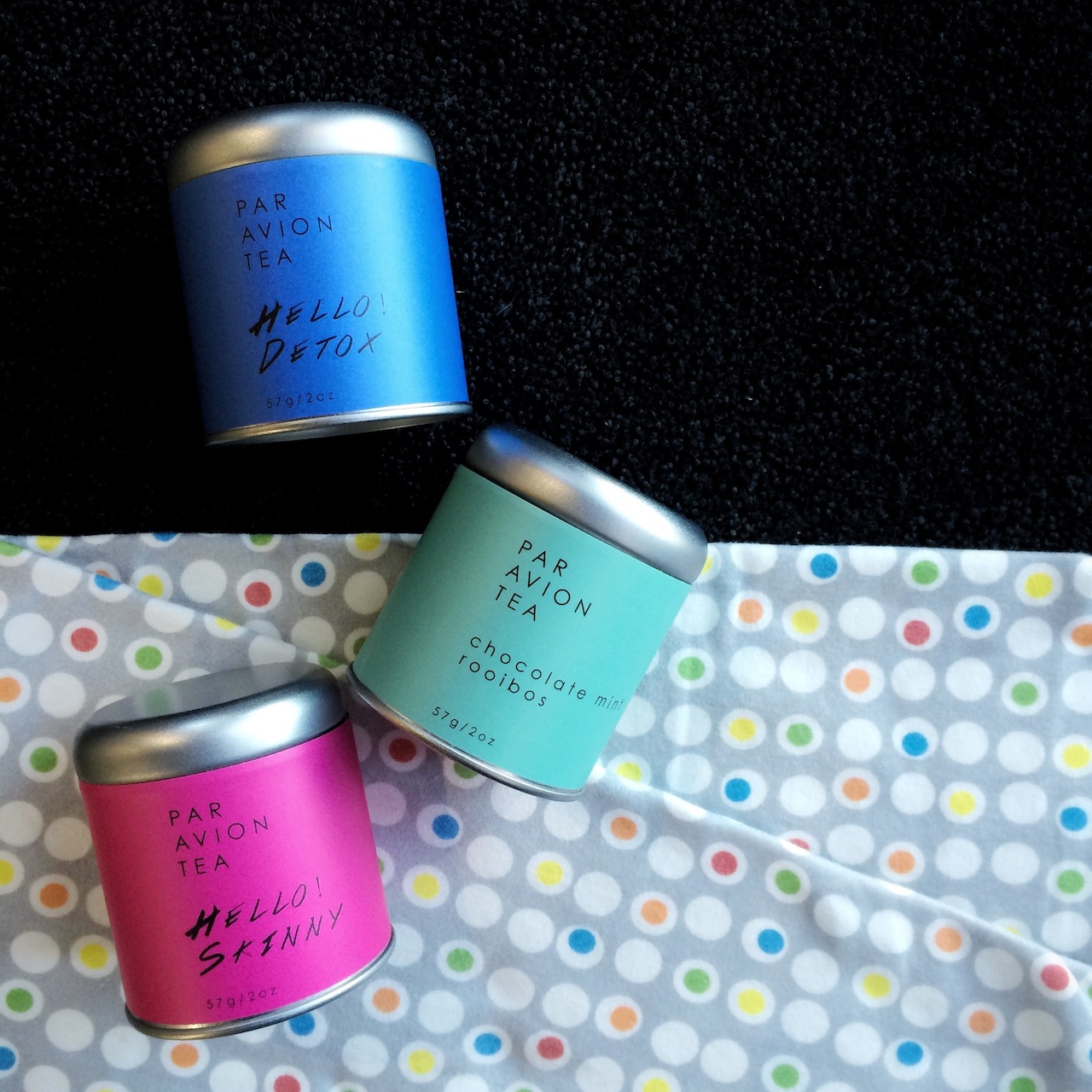 Par Avion tea, $10.99 and up from City & State. Par Avion tea, $10.99 and up from City & State.