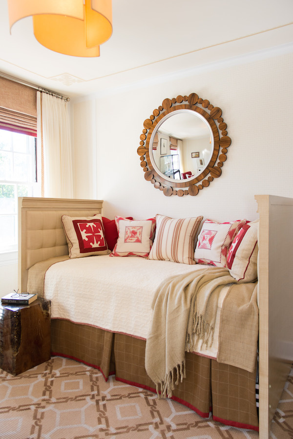 Daybed from two twin headboards Take a look inside the Bellarmine Show House 2016