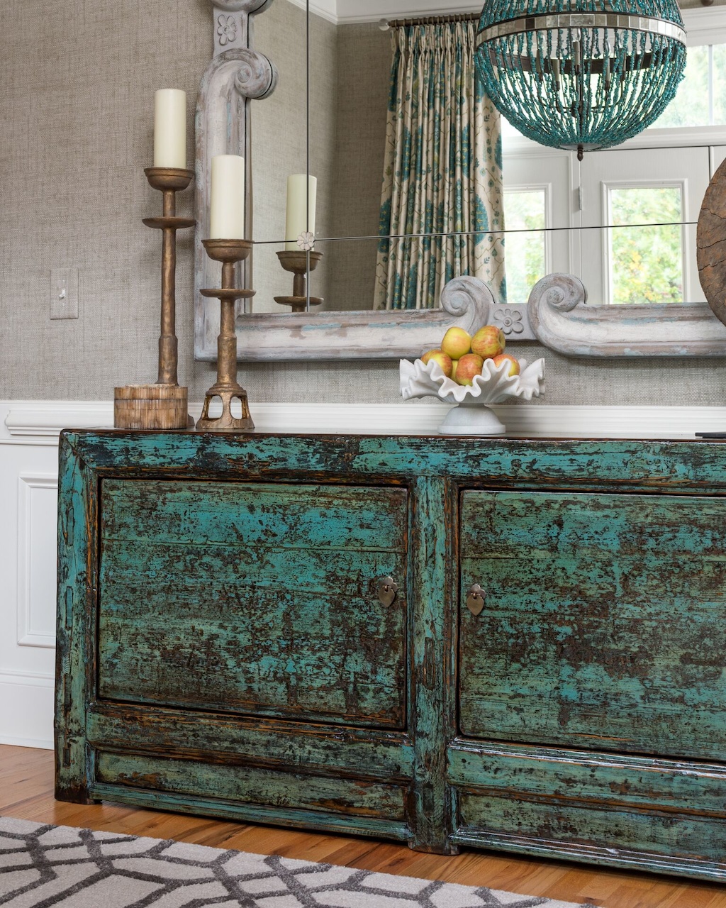 Combine old and new to give your room a lived-in quality. michele gratch interior designer crush styleblueprint atlanta