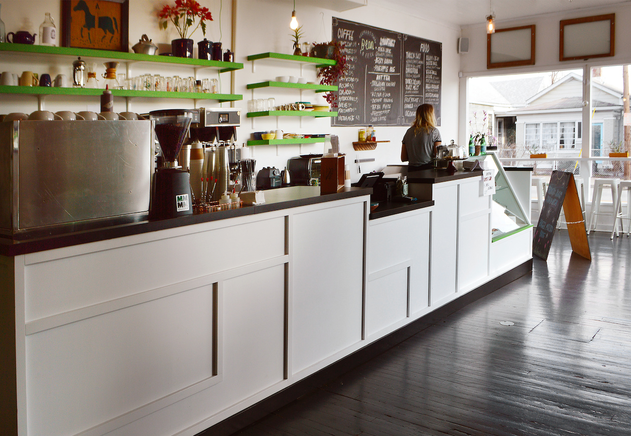 Bean coffee shop on the corner of Goss and Texas Avenues in Germantown is the neighborhood's new community gathering spot. Bean coffee shop on the corner of Goss and Texas Avenues in Germantown is the neighborhood's new community gathering spot.