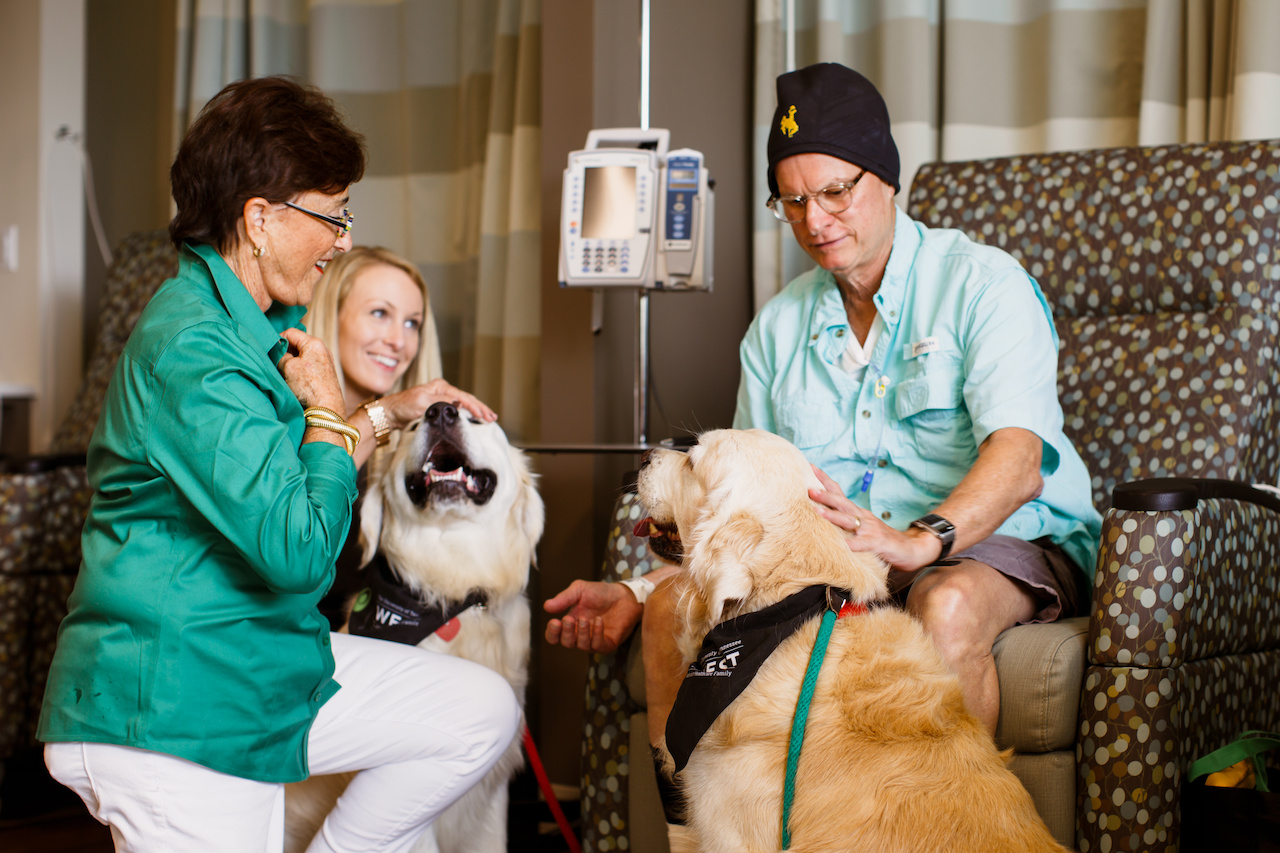 Therapy dogs change lives and comfort people at their darkest hours," says Jo Anne. "Being a handler is more than having a sweet dog. Its caring, comforting, and listening and sometimes just holding a hand." Therapy dogs change lives and comfort people at their darkest hours," says Jo Anne. "Being a handler is more than having a sweet dog. Its caring, comforting, and listening and sometimes just holding a hand."
