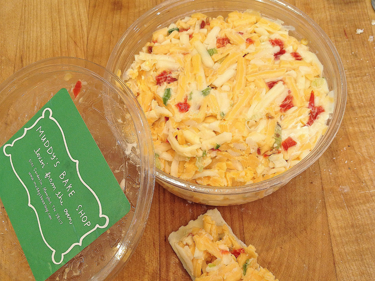 The Muddy's Bake Shop pimento cheese is divine! The Muddy's Bake Shop pimento cheese is divine!