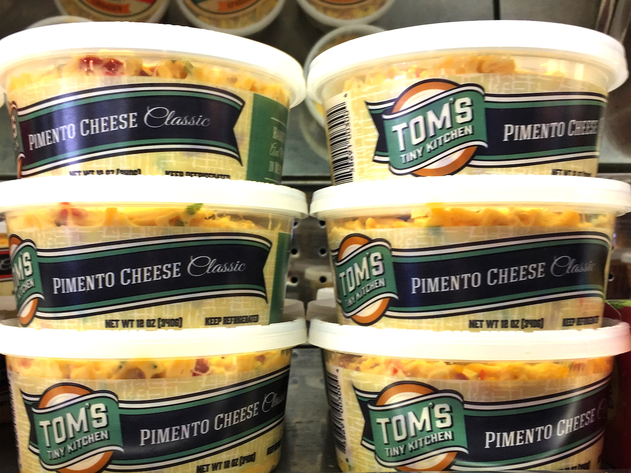 Try Tom's on top of a burger for a kick of cheesy onion. Try Tom's on top of a burger for a kick of cheesy onion.