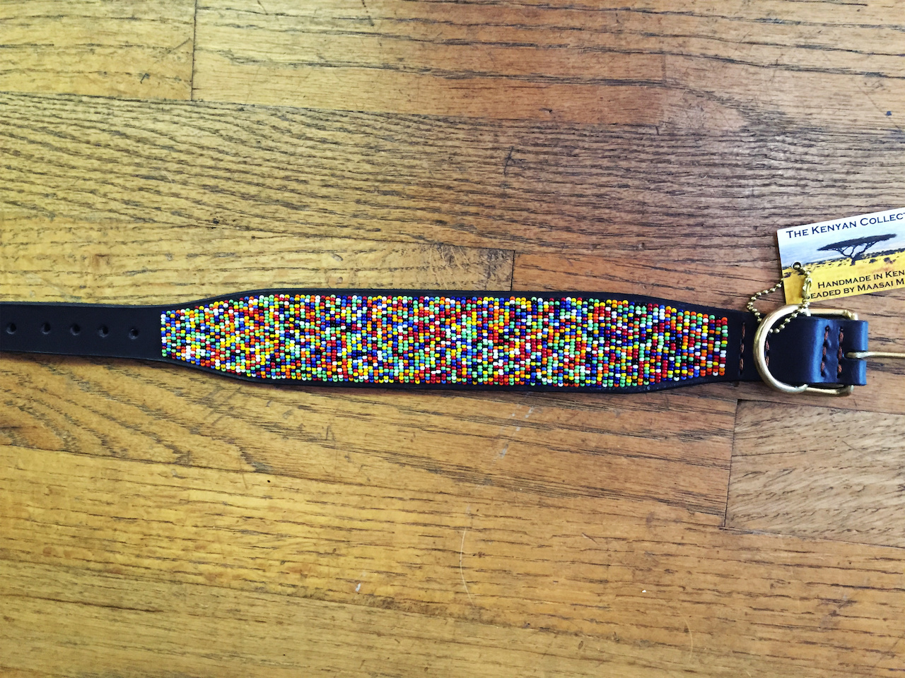This would also make a great belt...for the dog's owner. styleblueprint atlanta september finds beaded dog collar