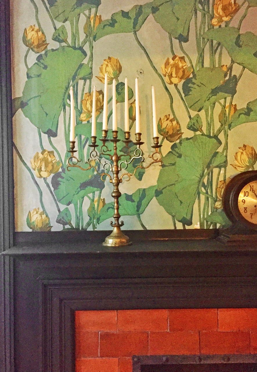 What’s old is in again…a lot of the rooms in Plum Orchard feature wallpaper and bright colors. What’s old is in again…a lot of the rooms in Plum Orchard feature wallpaper and bright colors.