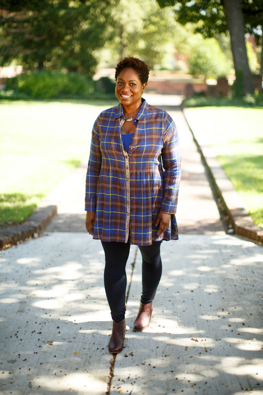 From Lansky 126, Andria wears a Tees by Tina smooth tank, $35; Lysse midnight legging, $74; Aratta blouse, Becca Belz necklace $395, $128 and Toms Leila bootie in oxblood, $139. From Lansky 126, Andria wears a Tees by Tina smooth tank, $35; Lysse midnight legging, $74; Aratta blouse, Becca Belz necklace $395, $128 and Toms Leila bootie in oxblood, $139.