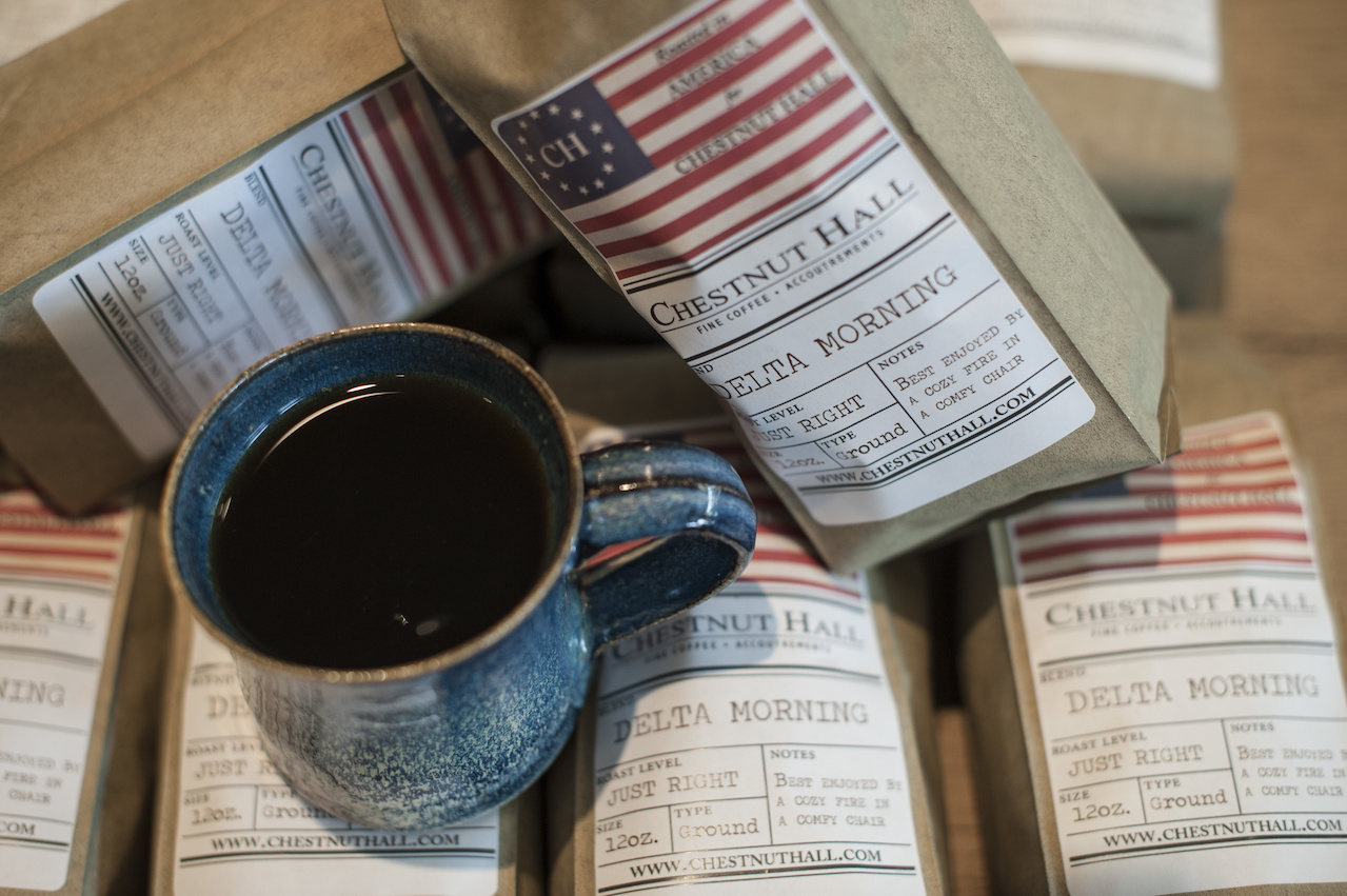 Chestnut Hall Delta Morning Coffee, $9.95 for a 12-ounce bag, whole bean or ground. Image: Chestnut Hall Chestnut Hall Delta Morning Coffee, $9.95 for a 12-ounce bag, whole bean or ground. Image: Chestnut Hall