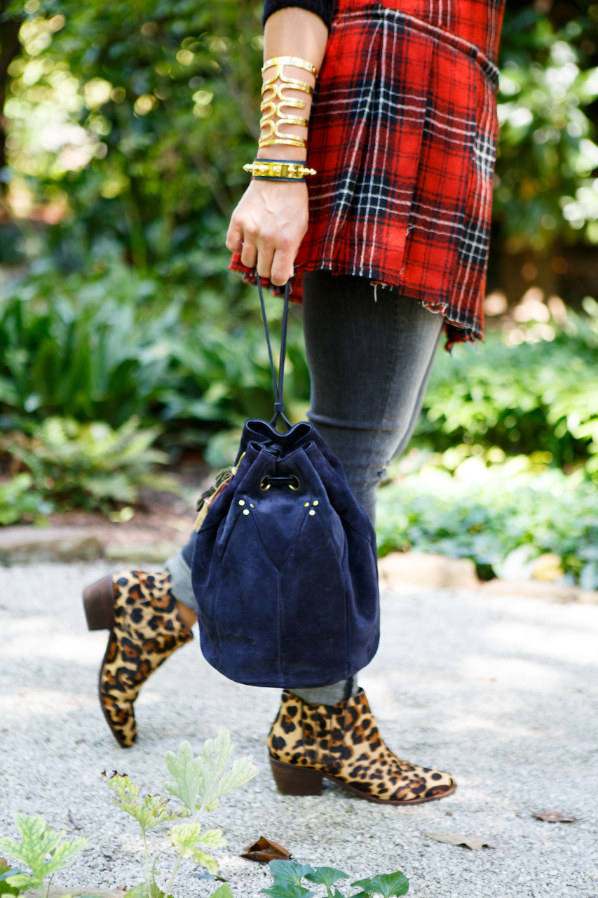 Mary's carrying a Jerome Dreyfuss handbag, $663 and wearing an Aurelie Bidermann bracelet, $550. Mary's carrying a Jerome Dreyfuss handbag, $663 and wearing an Aurelie Bidermann bracelet, $550.
