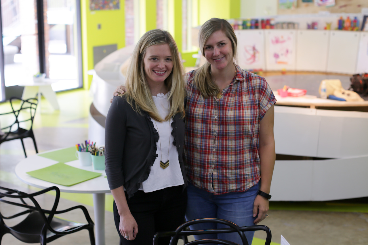 Katherine Vergos Riederer and Anna Vergos Blair created a space where kids AND adults can let their creativity flow. Katherine Vergos Riederer and Anna Vergos Blair created a space where kids AND adults can let their creativity flow.