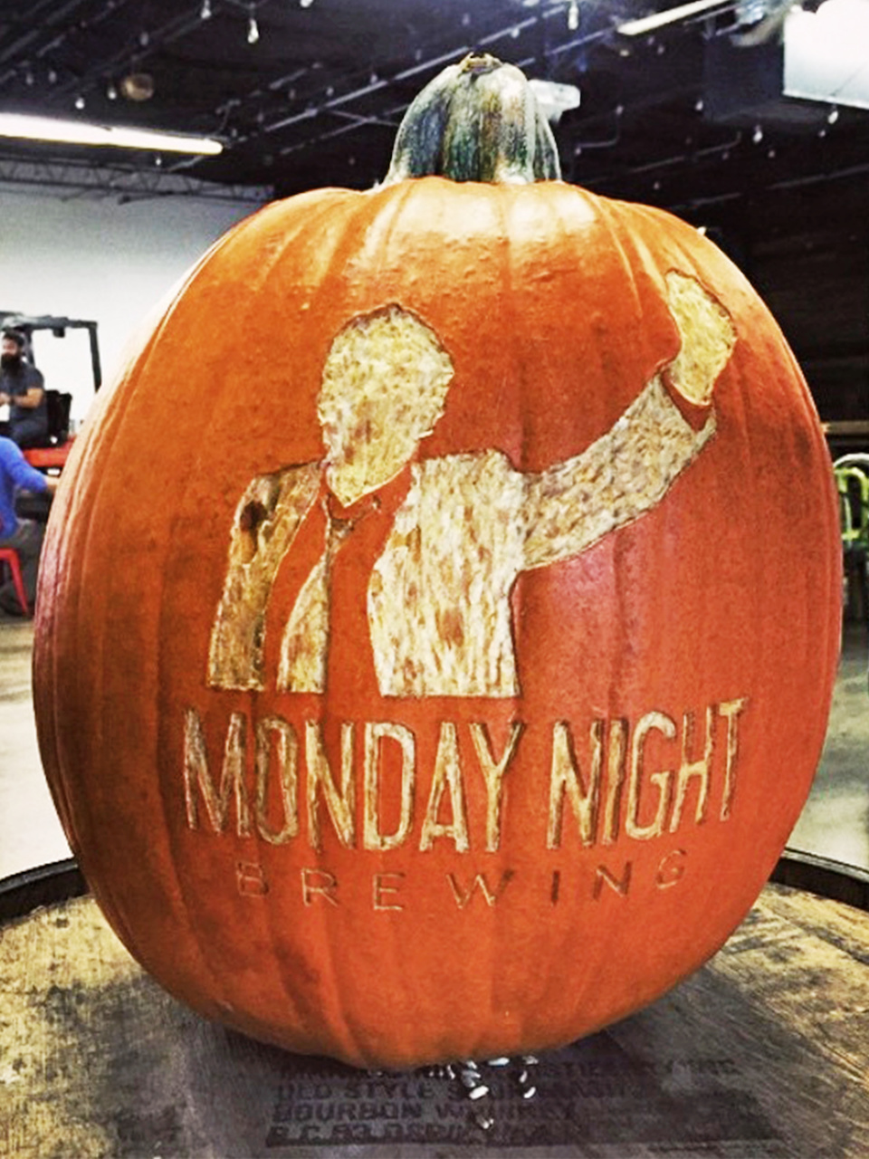 Beer me! Monday Night Brewing pumpkin styleblueprint atlanta