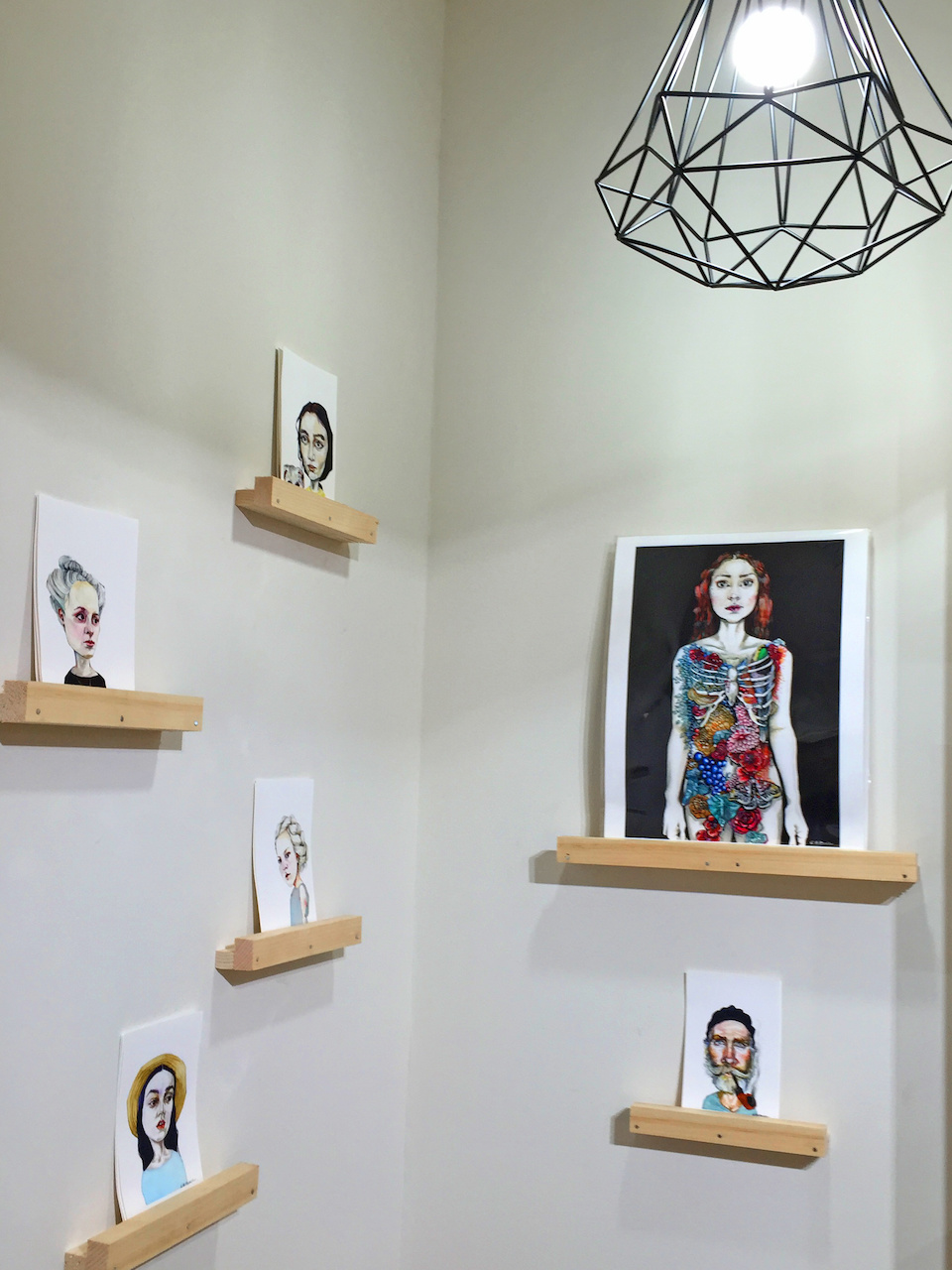 A commitment to great merchandise, including artwork. StyleBlueprint Atlanta Little Barn Apothecary art