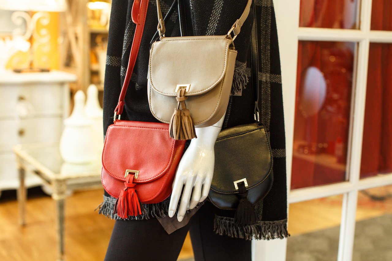 Faux leather crossbody bags, $62 from Chocolat Faux leather crossbody bags, $62 from Chocolat