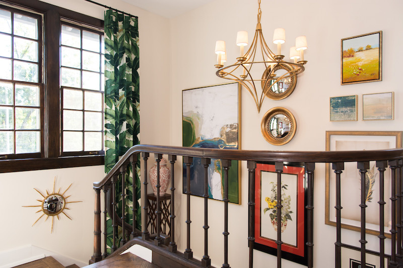 Salon style art hanging Take a look inside the Bellarmine Show House 2016