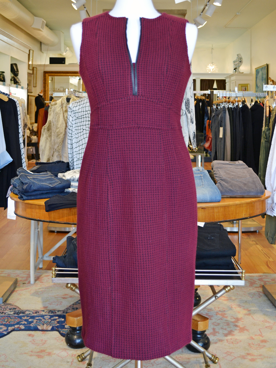Not your typical conservative houndstooth sheath What to wear to events in Louisville in October
