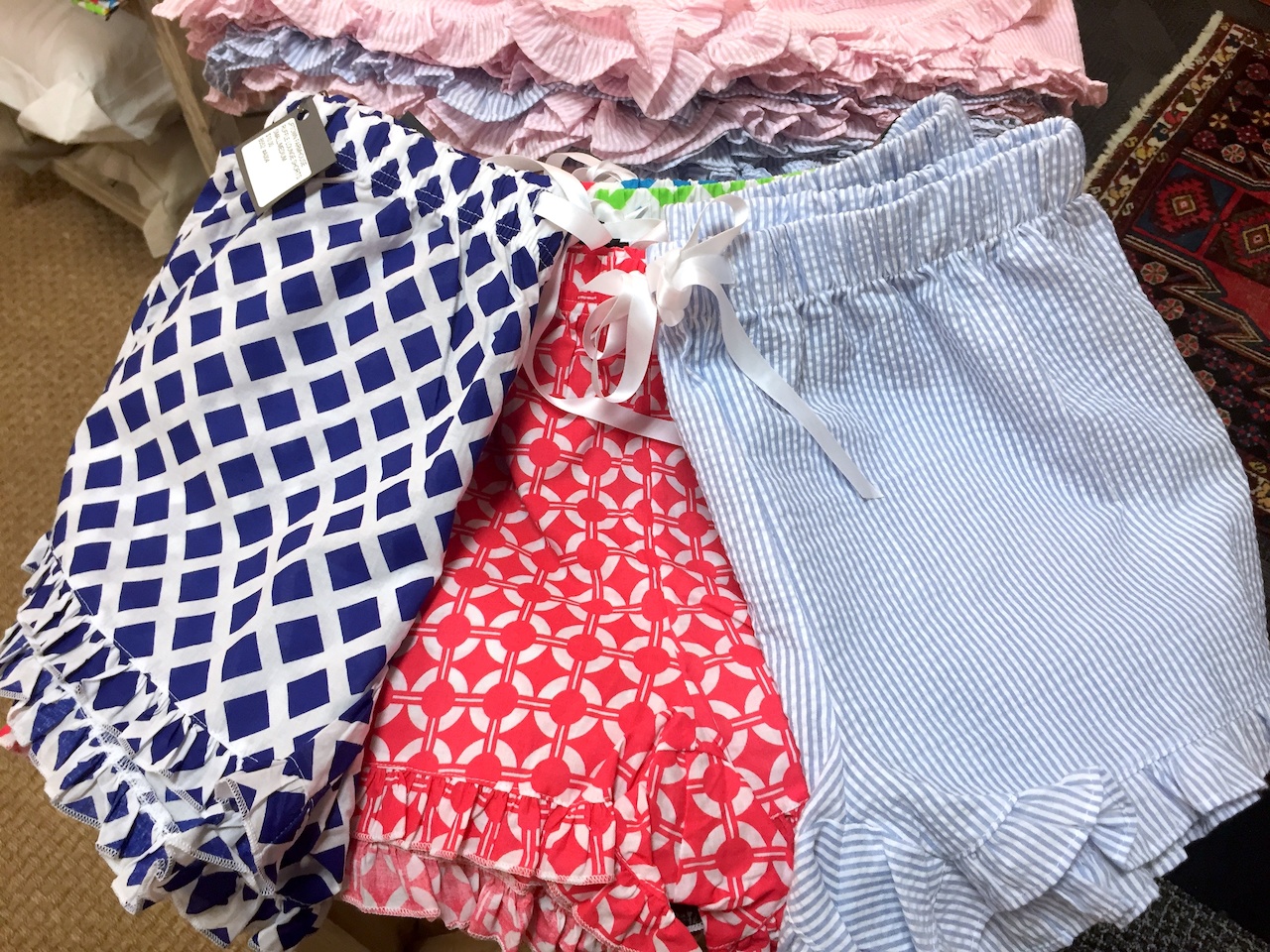 Sleep shorts, $10 at La Maison Antiques Sleep shorts, $10 at La Maison Antiques