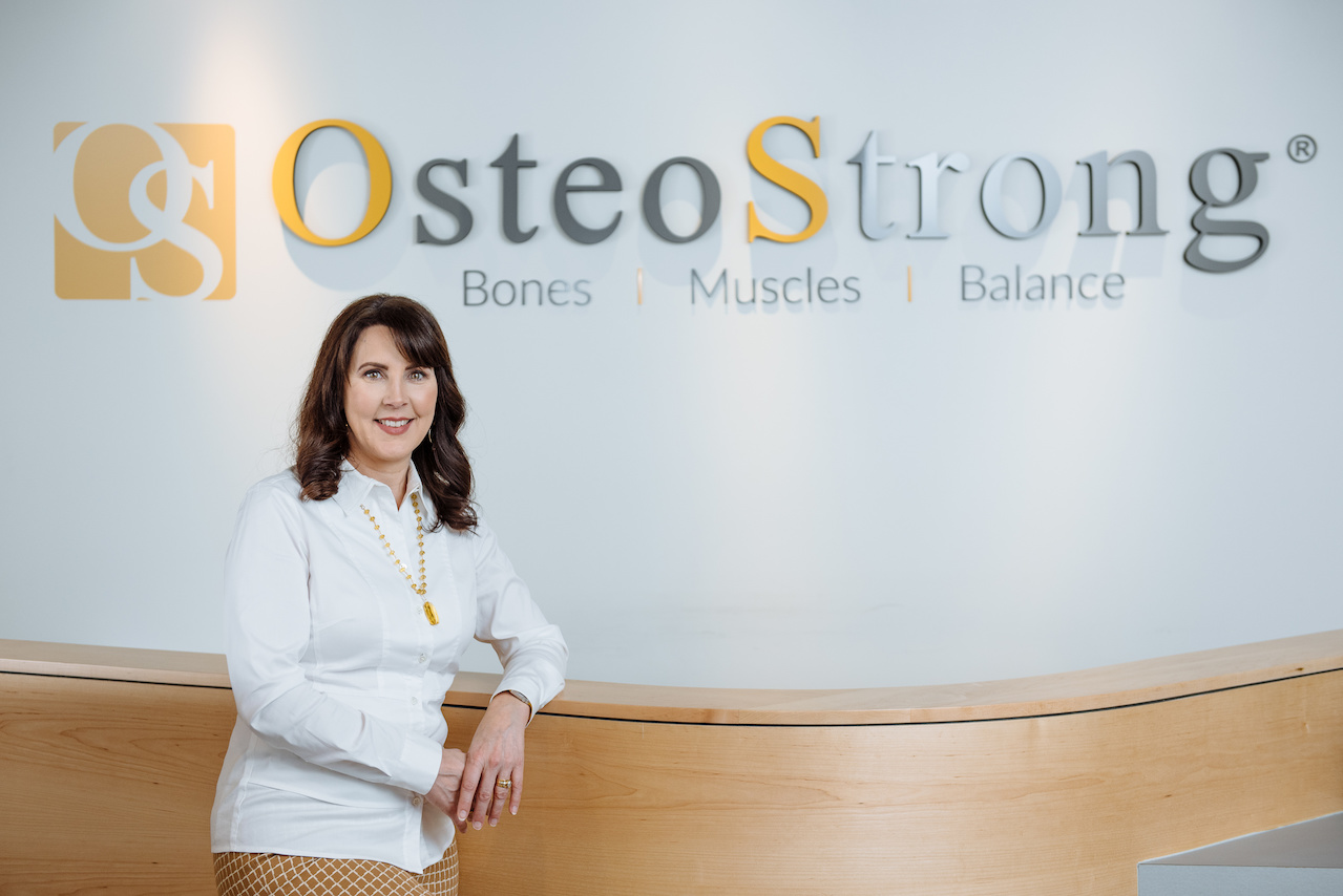 Diane Mulley owns three of the five area OsteoStrong locations. Diane Mulley owns three of the five area OsteoStrong locations.