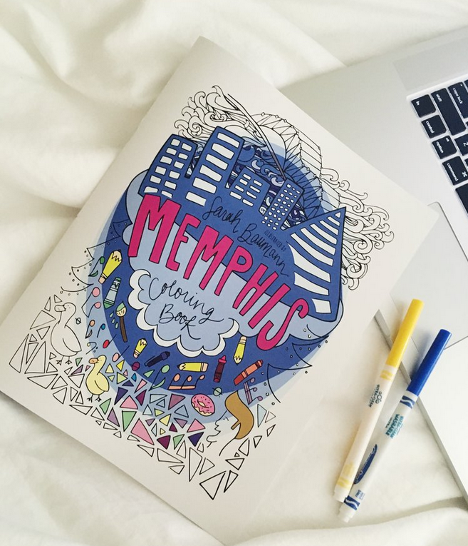 Memphis Coloring Book, $20, Image: Signet Sealed Memphis Coloring Book, $20 IMage: Signet Sealed
