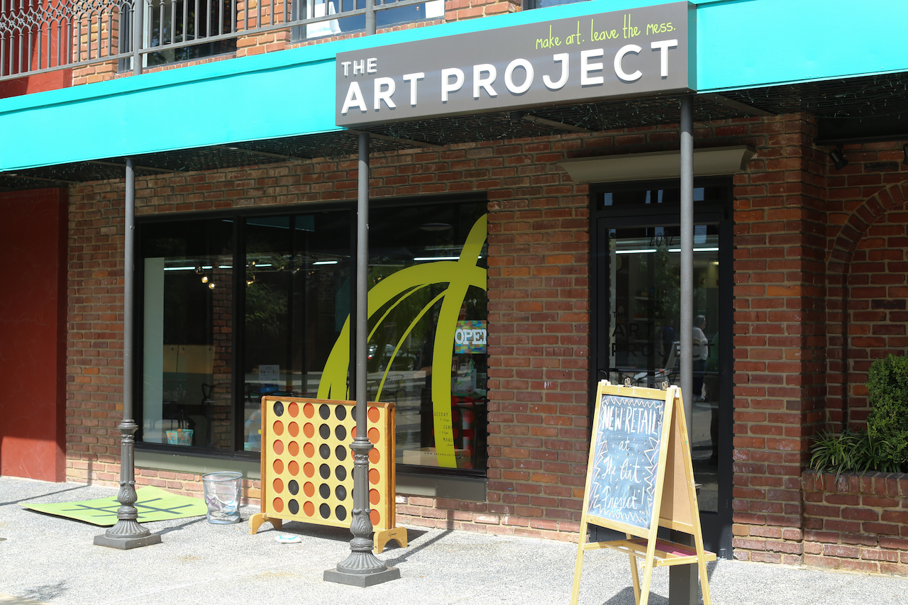The Art Project is located in the courtyard at Overton Square. The Art Project is located in the courtyard at Overton Square.