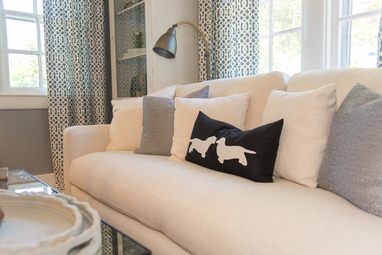 A cozy couch to rest or read Take a look inside the Bellarmine Show House 2016