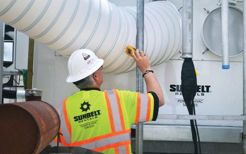 Wireless air monitoring equipment continually logs critical conditions