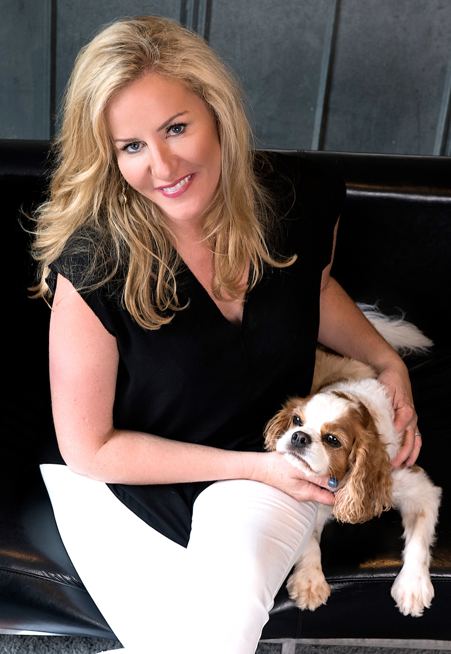 This is her dog Bentley Kelly Ford, co-host of America's Morning Show on The NASH