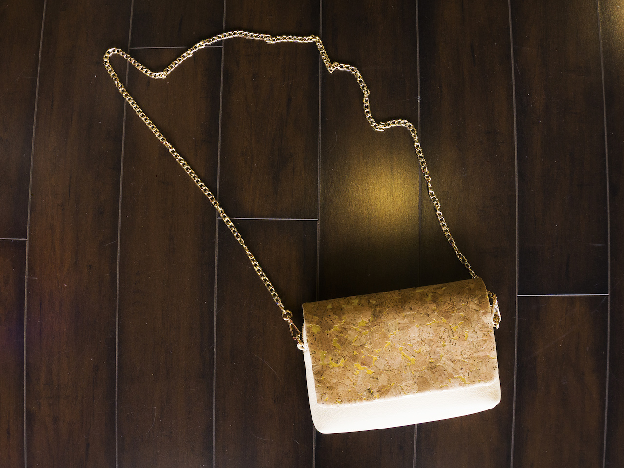 Pair the olive dress above with this cork accent bag, $64 Pair the olive dress above with this cork accent bag, $64