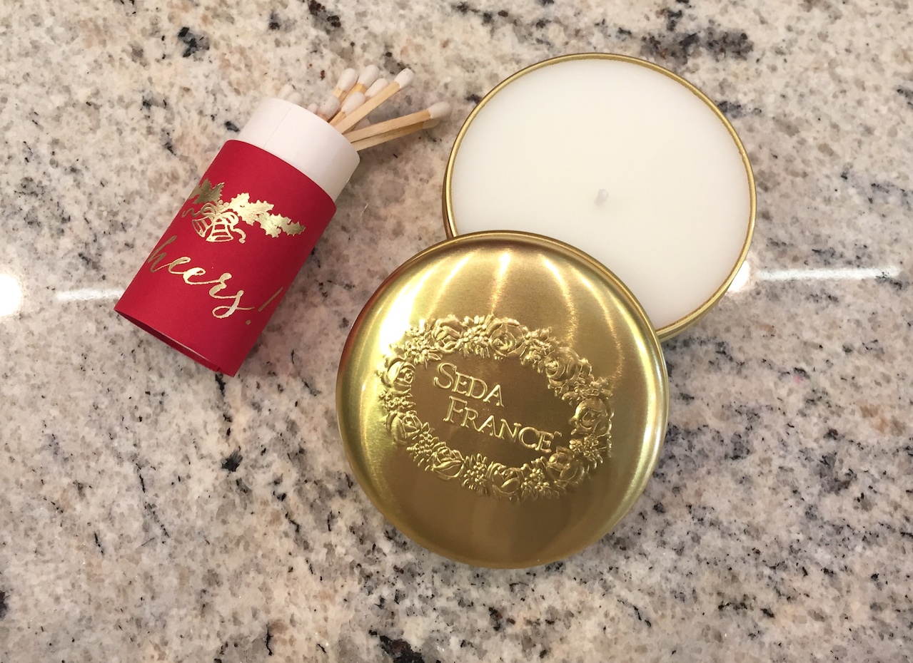 Seda France travel candle set, $14.50 from The Stovall Collection Seda France travel candle set, $14.50 from The Stovall Collection