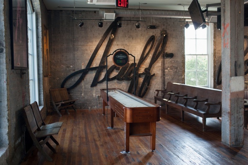 The second floor of Acme is the perfect lowkey spot along Broadway's bar scene.