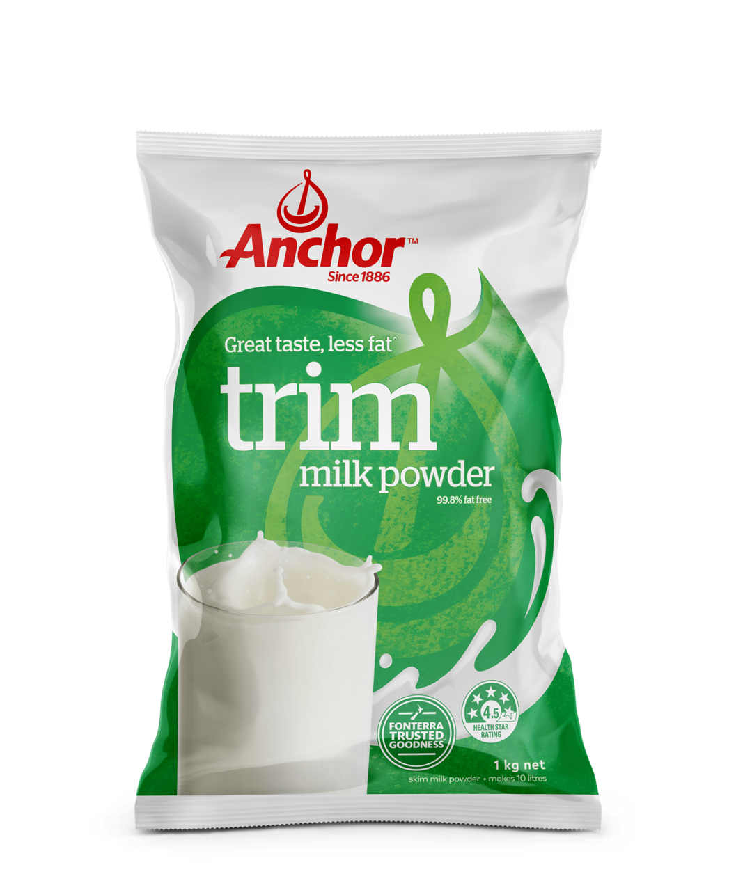 anchor instant skim milk powder 1kg pack