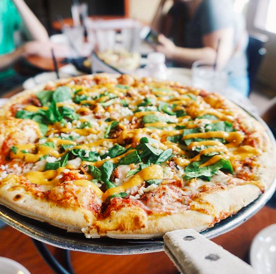 Lobster bacon pizza from Spindini was on the tour menu recently at City Tasting Tours. Image | @citytastingtours Lobster bacon pizza from Spindini was on the tour menu recently at City Tasting Tours. Image | @citytastingtours