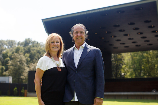 MFWF founders Sherry and Bob Chimenti, near the stage at the Live Garden. MFWF founders Sherry and Bob Chimenti, near the stage at the Live Garden.