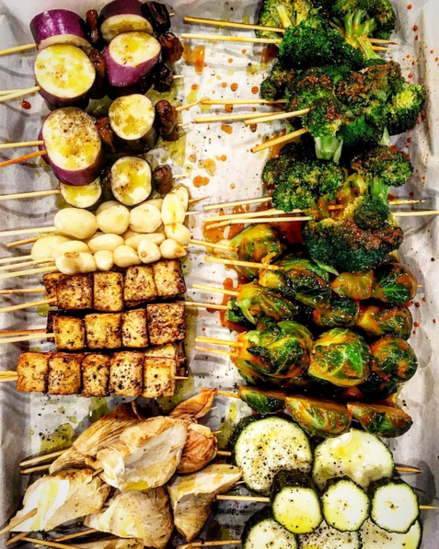 Follow @chubbyveg for stylized photos and kitchen inspiration, like these yakitori veggies and tofu. Image | @chubbyveg Follow @chubbyveg for stylized photos and kitchen inspiration, like these yakitori veggies and tofu. Image | @chubbyveg