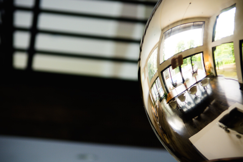 reflection of the kitchen From a Fallaway Lot to a Dream House
