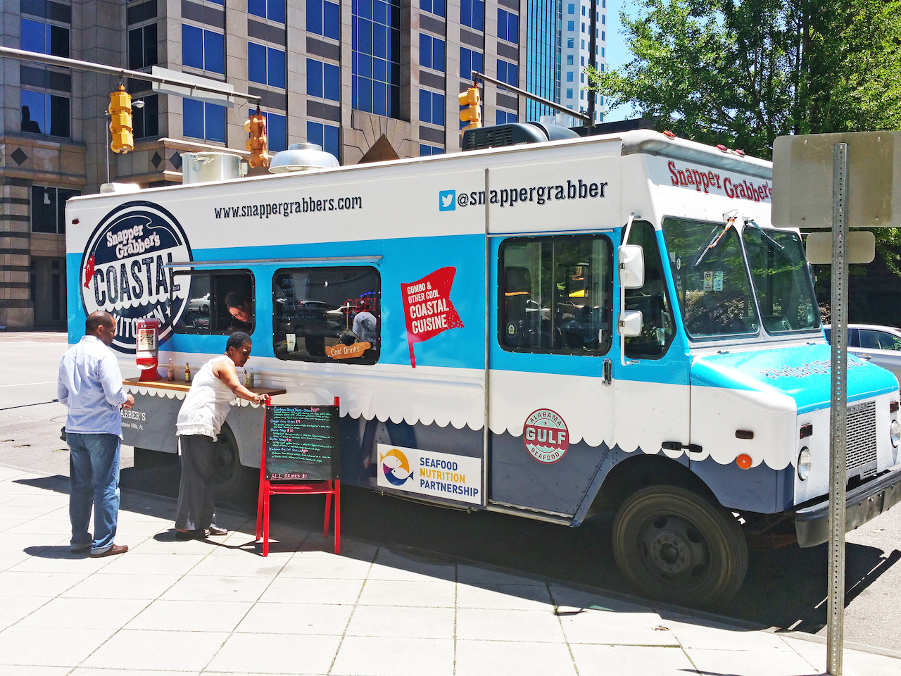 The handsome Snapper Grabber's Coastal Kitchen food truck The handsome Snapper Grabber's Coastal Kitchen food truck