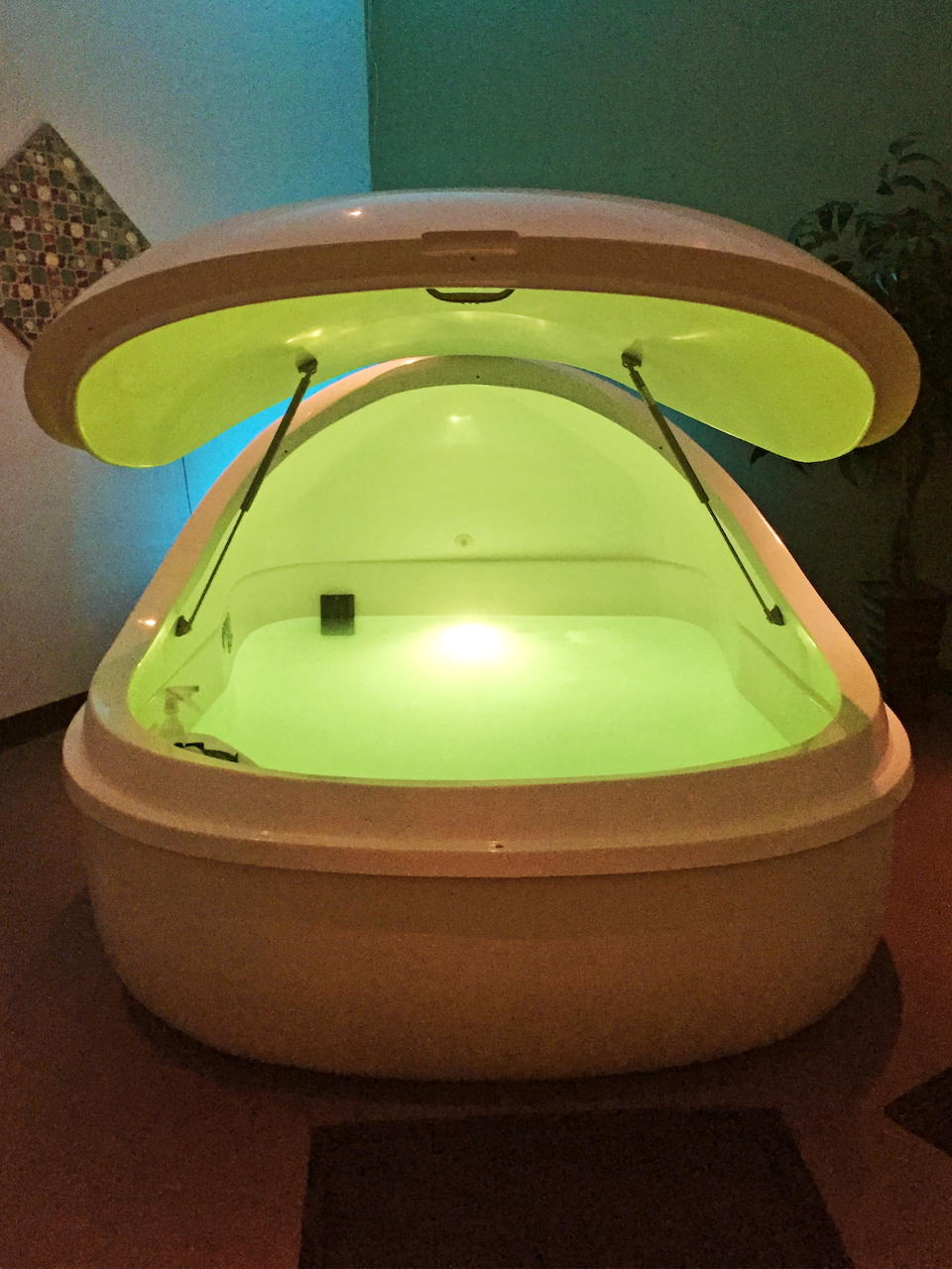 “It is nice finding that place where you can just go and relax,” says Moises Arias, a float spa client. “It is nice finding that place where you can just go and relax,” says Moises Arias, a float spa client.