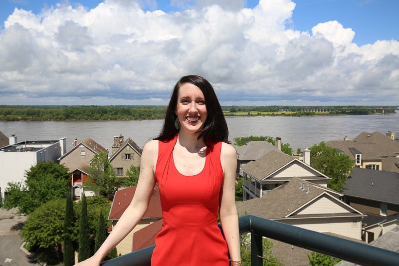 Angela's favorite attraction in Memphis is the Mighty Mississippi. Angela's favorite attraction in Memphis is the Mighty Mississippi.