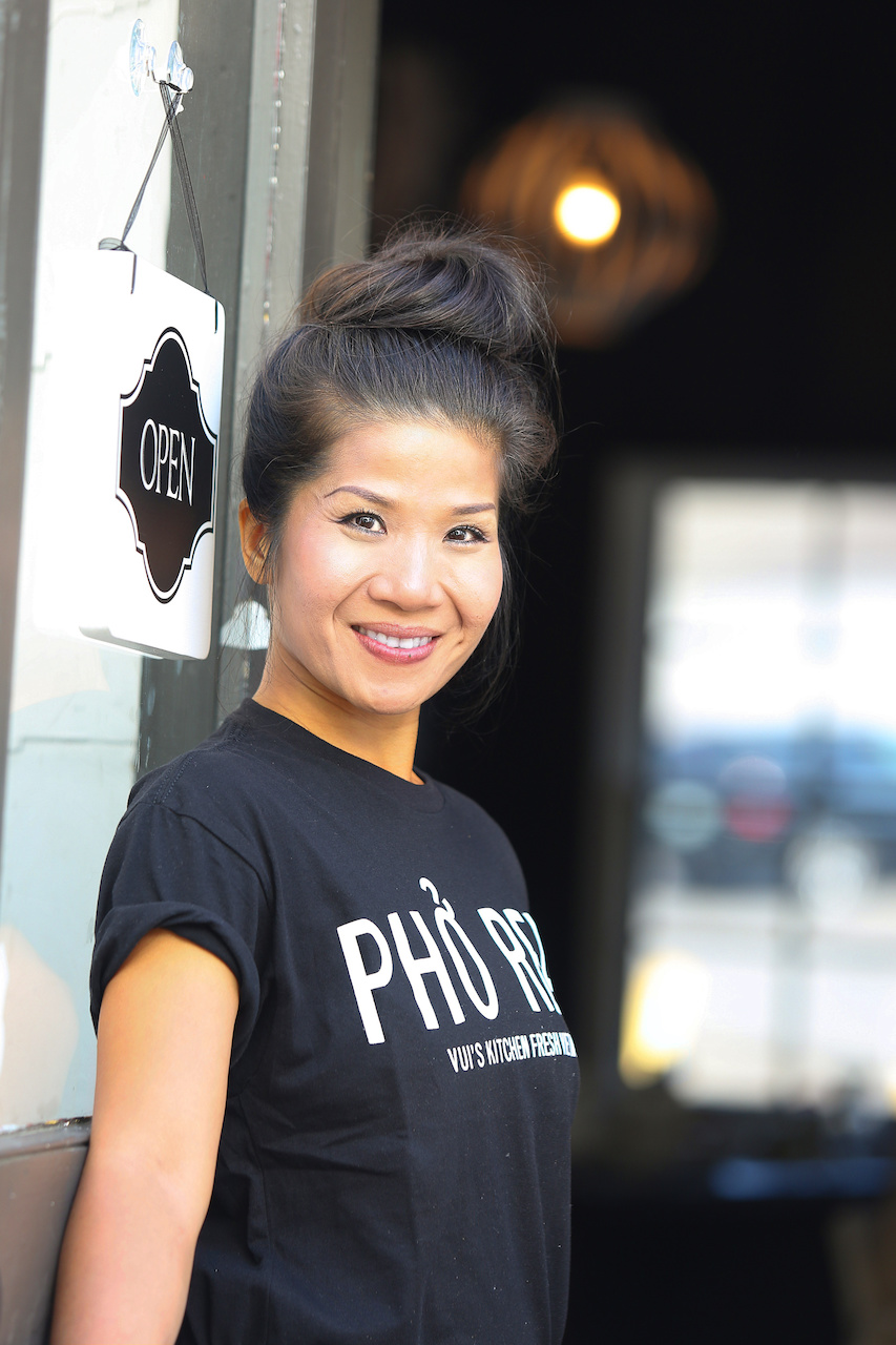 Vui Hunt, owner of Vui's Kitchen in Nashville's Berry Hill neighborhood