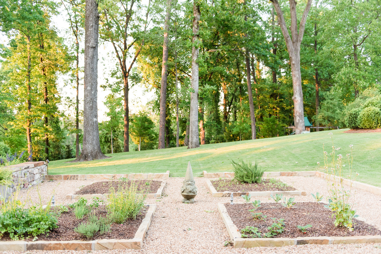The herb and vegetable garden will soon see tomatoes as the Alabama summer arrives. The herb and vegetable garden will soon see tomatoes as the Alabama summer arrives.