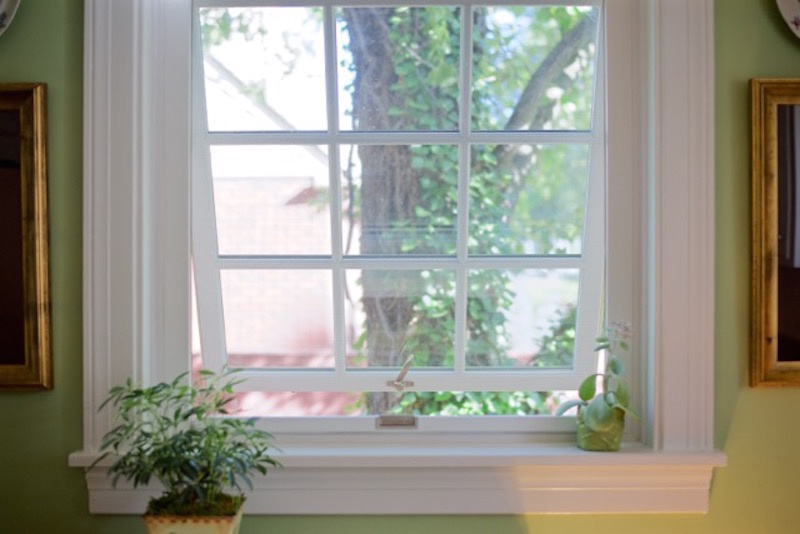 Great way to maximize a beautiful day One lever and a slight push opens this window