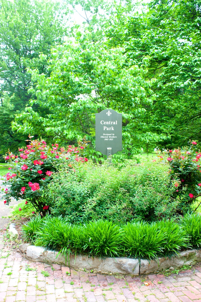 Central Park, designed by the Olmsted Brothers between 1903 and 1905. walking old louisville