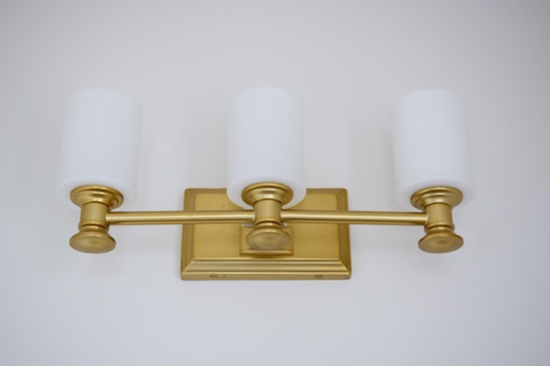 Love this bright brass Behind the Scenes: Designing a Homearama house from start to finish