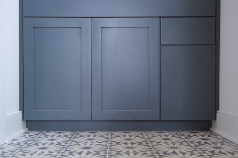 Same shaker style as all other cabinets Behind the Scenes: Designing a Homearama house from start to finish