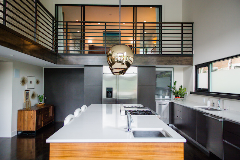 view inside to kitchen From a Fallaway Lot to a Dream House