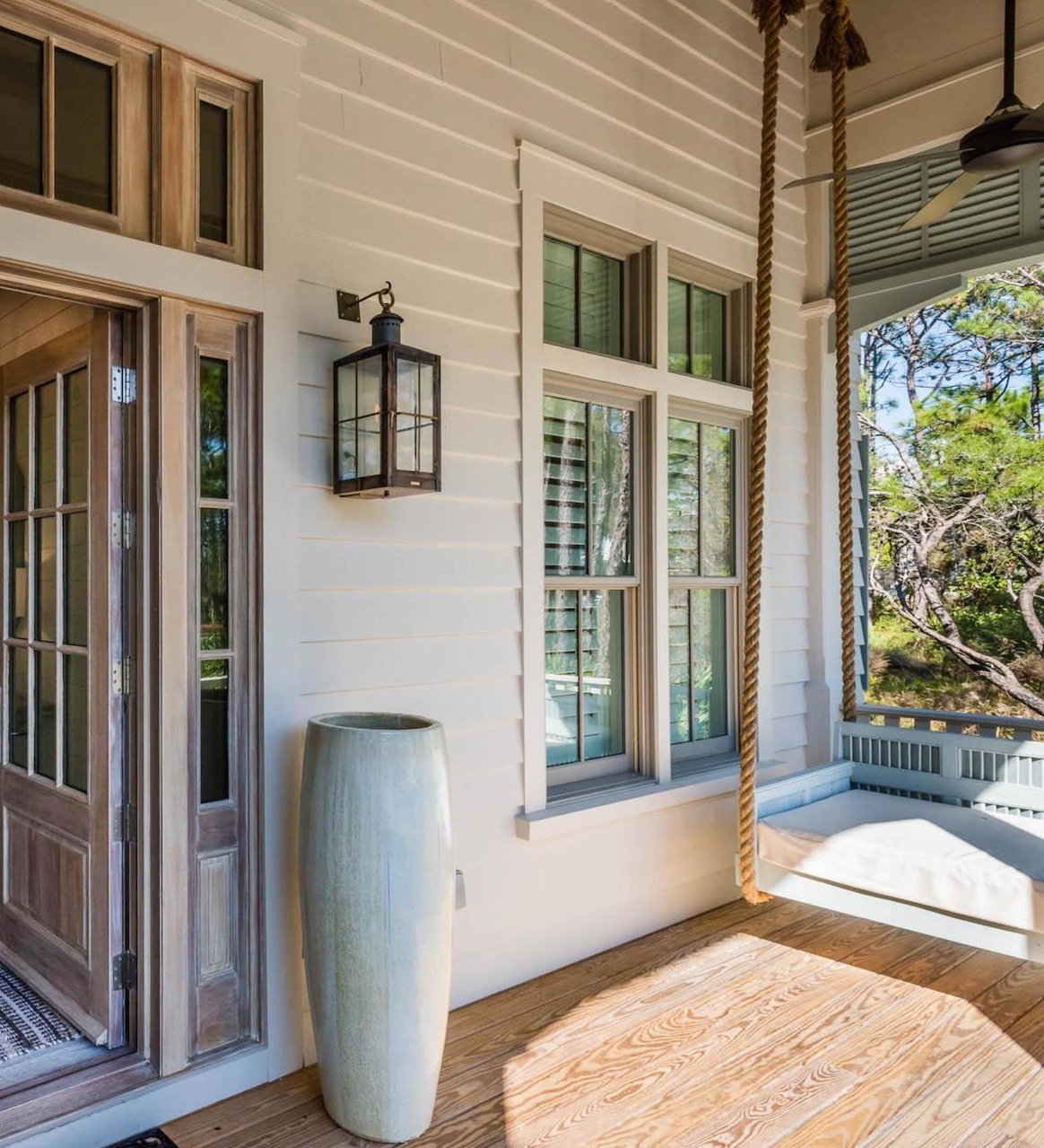 “I think all beach houses should have porches,” says Courtney Dickey, interior designer with T.S. Adams Studio. “I think all beach houses should have porches,” says Courtney Dickey, interior designer with T.S. Adams Studio.