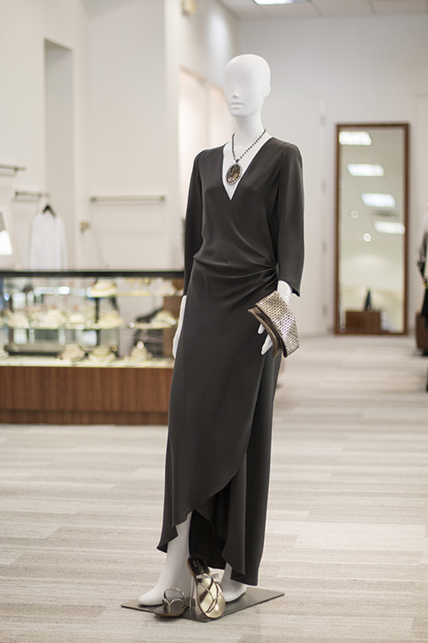 From Joseph: Peter Cohen dress, $1,250; Pedro Garcia sandals, $525 From Joseph: Peter Cohen dress, $1,250; Pedro Garcia sandals, $525