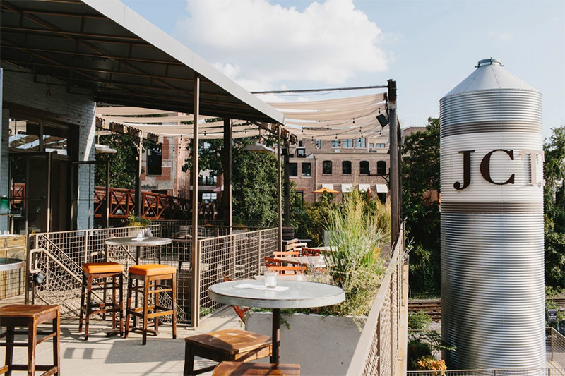 Great a Little Havana an a great view at the JCT Kitchen & Bar patio. Great a Little Havana an a great view at the JCT Kitchen & Bar patio.