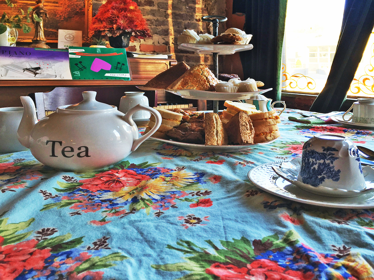 Learn more about The Learning Tea by visiting the shop or talking to the staff. IMG_5432_DrBombays_TableSettingWithFood_DifferentAngle.jpg