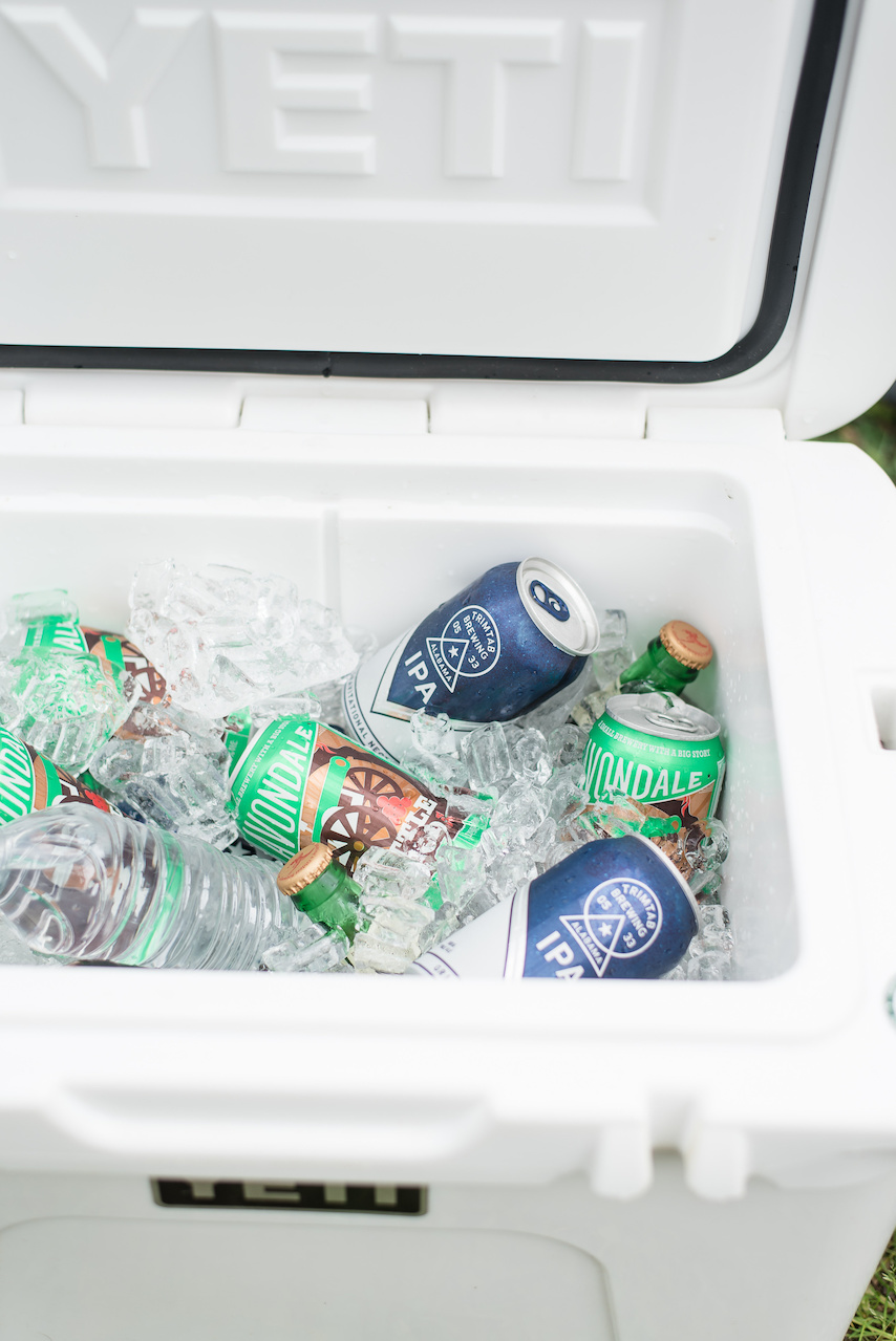 "Bring something to share," says Jana Mayfield of Alabama Outdoor's operations department. "There’s no better way to make friends and have a great time than sharing food, drink and stories around a campfire." Local beer is always a good option for camping! "Bring something to share," says Jana Mayfield of Alabama Outdoor's operations department. "There’s no better way to make friends and have a great time than sharing food, drink and stories around a campfire." Local beer is always a good option for camping!