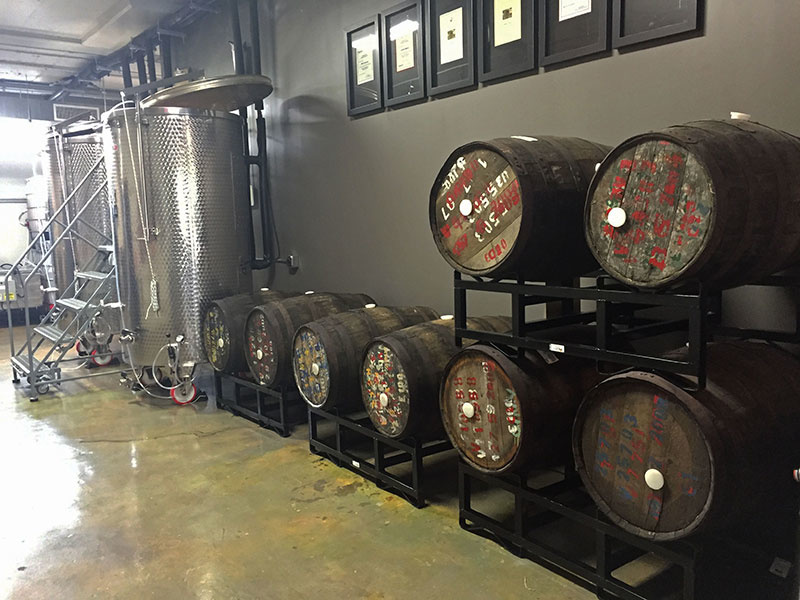 Ask someone who works there if you can take a peek at the cider barrels and such. sb-atlanta-urbantree-barrels.jpg