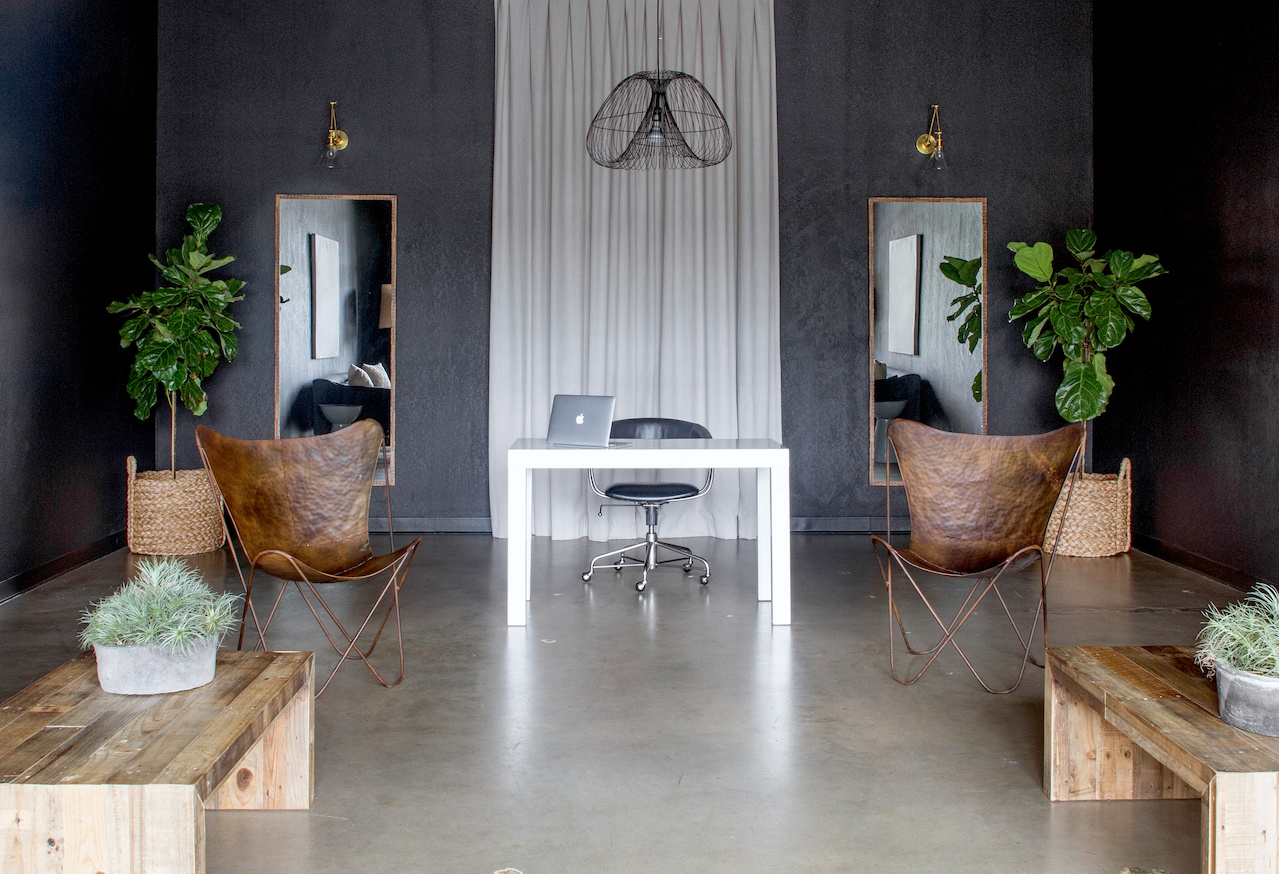 A pop of white, accents of green and warm woods offer guests at Flow Cyrotherapy a soothing experience. A pop of white, accents of green and warm woods offer guests at Flow Cyrotherapy a soothing experience.